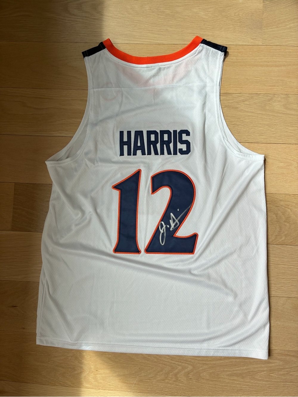SIGNED JOE HARRIS Virginia Basketball Jersey #12 Navy/Orange Trim BRAND NEW